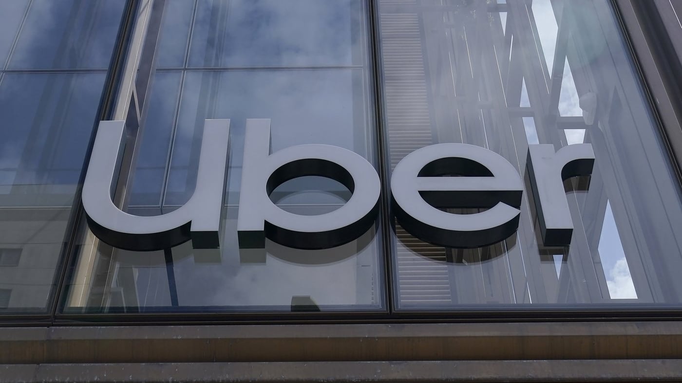 An Uber sign is displayed at the company's headquarters in San Francisco, Monday, Sept. 12, 2022. THE CANADIAN PRESS/AP-Jeff Chiu
