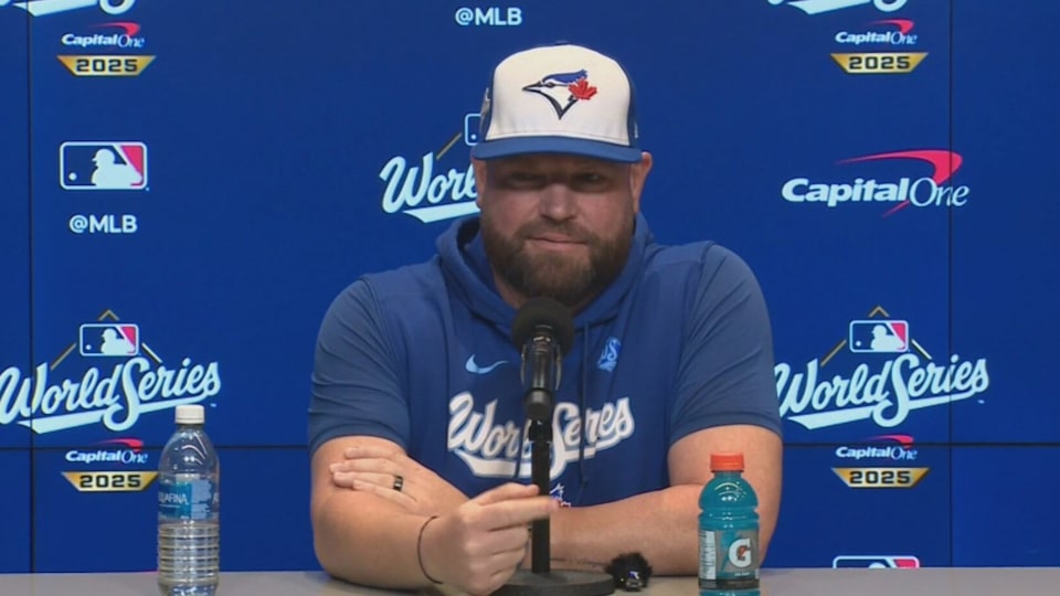 Blue Jays speak with the media ahead of Game 2 of the World Series